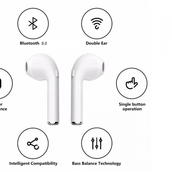I7s tws Wireless Bluetooth 5.0 Headphones I7s tws Wireless Bluetooth 5.0 Headphones