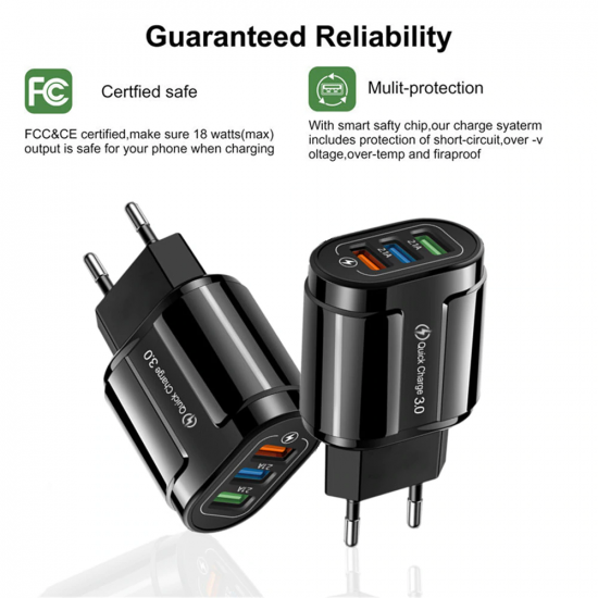 Tisluo  USB Charger Quick Charge 3.0 for all phone