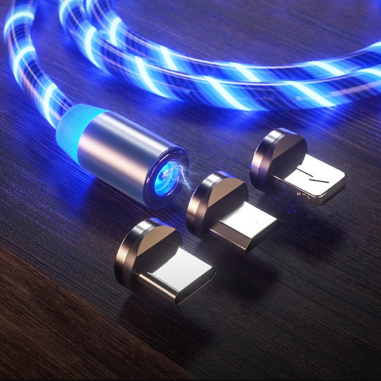 Magnetic Light LED Cable Micro USB Fast Charging Magnetic Light LED Cable Micro USB Fast Charging