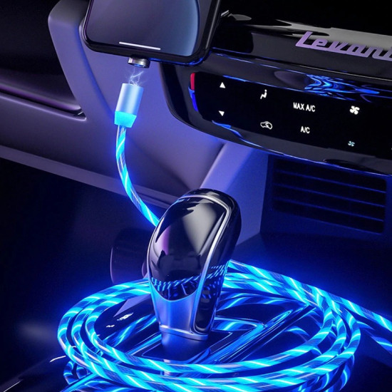Magnetic Light LED Cable Micro USB Fast Charging Magnetic Light LED Cable Micro USB Fast Charging