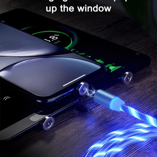 Magnetic Light LED Cable Micro USB Fast Charging Magnetic Light LED Cable Micro USB Fast Charging