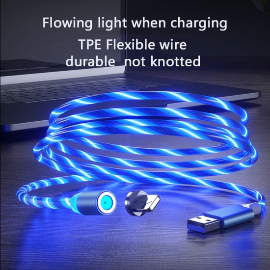 Magnetic Light LED Cable Micro USB Fast Charging Magnetic Light LED Cable Micro USB Fast Charging
