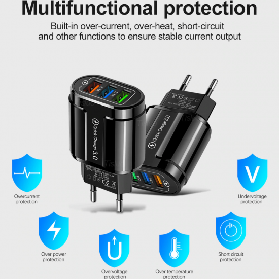 GTWIN 3 USB Fast Charger Quick Charge 3.0 GTWIN 3 USB Fast Charger Quick Charge 3.0