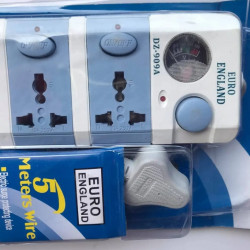 4 Way Euro England High Grade Power Extension Cord