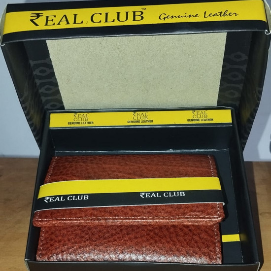 REAL CLUB GENUINE LEATHER MEN'S WALLET