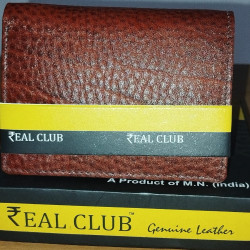 REAL CLUB GENUINE LEATHER MEN'S WALLET