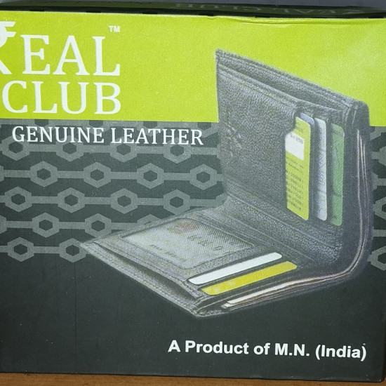 REAL CLUB GENUINE LEATHER MEN'S WALLET