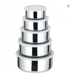 5 Pcs Protect Fresh Box Stainless Steel