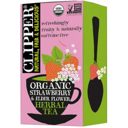 Clipper Organic Strawberry &Elderflower Herbal Tea