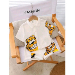 Cute kids wear pack.