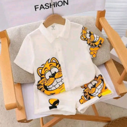 Cute kids wear pack.
