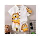 Cute kids wear pack.