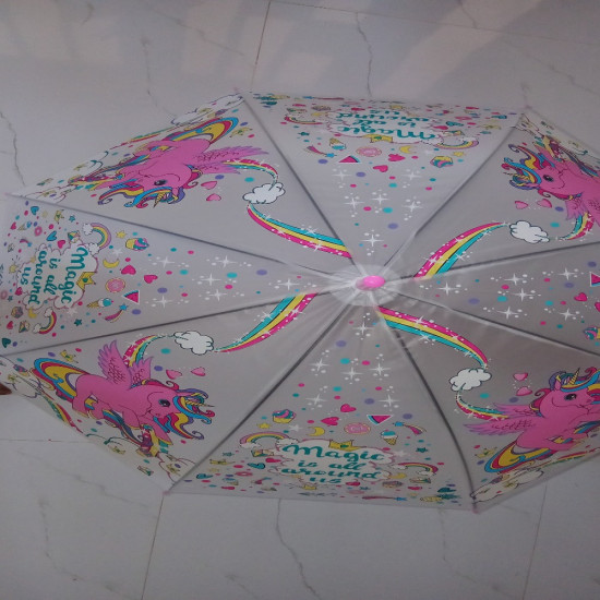 UNICORN KIDS කුඩය  සමග  UNICORN PENCIL CASE