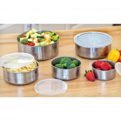 5 Pcs Protect Fresh Box Stainless Steel