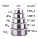 5 Pcs Protect Fresh Box Stainless Steel 5 Pcs Protect Fresh Box Stainless Steel