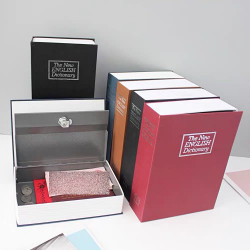 Book Safe with Combination Lock Dictionary