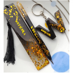 Resin keychin (Pen, Book Mark, Letter)