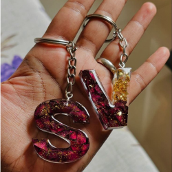 Letter keychain