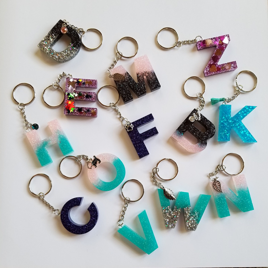 Letter keychain Letter keychain