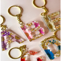 Letter keychain