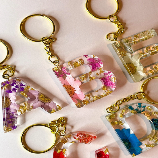 Letter keychain Letter keychain
