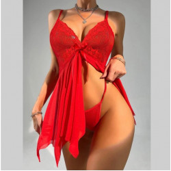 Lunar Lace Chemise Babydolla