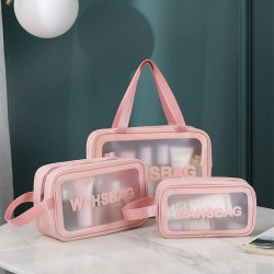 3 Pcs Travel Wash Bag Set  Travel Toiletry Bag,