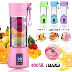 USB Charging 6 Blades Portable Juicer Juice Smooth