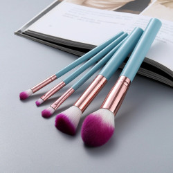 FLD 5pcs Kabuki Makeup Brushes Cosmetic Brush Kit