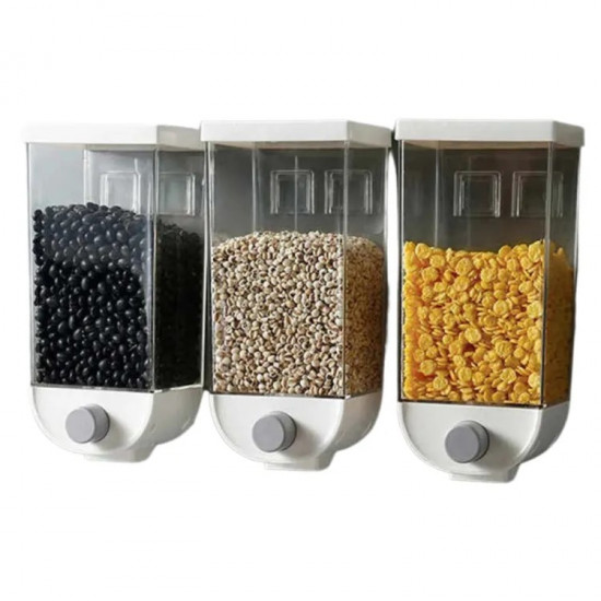 1Pcs Cereal Dispenser Machine Kitchen Storage Grai