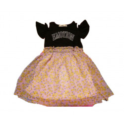 Baby Kids Girls Off Shoulder Printed dress- MPS-02