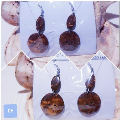 Jewelry Coconut shell Earrings - Part 02