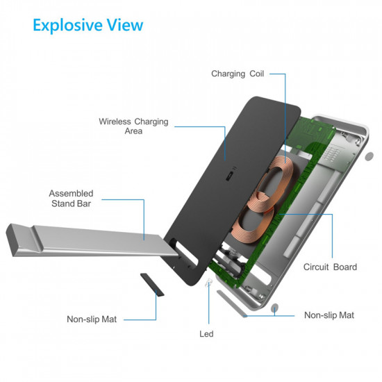 Wireless Charger Satnd For Mobile Phone Wireless Charger Satnd For Mobile Phone