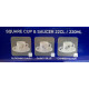 Cup & Saucer 22cl (Vge) (12Pcs) Cup & Saucer 22cl (Vge) (12Pcs)