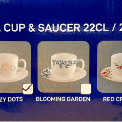 Cup & Saucer 22cl (12Pcs)