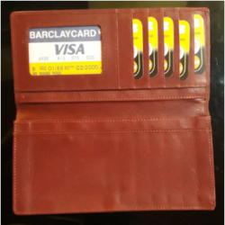 Men's long  leather Wallet