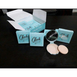5 PIECES OF CHARLE CREAM PUFF COMPACT POWDER