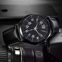 Luxury Men Wrist Watch Leather