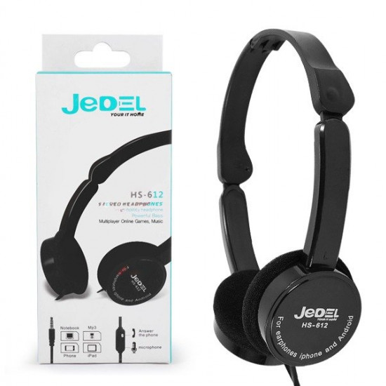 Jedel HS-612 Headphone with Mic Single Jack