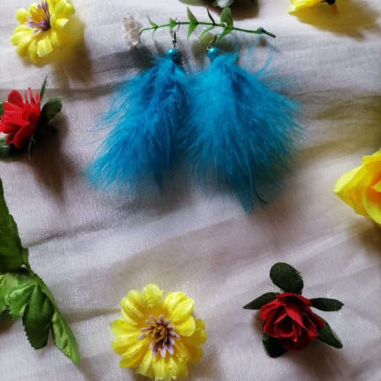 Handmade Feather Earing Handmade Feather Earing