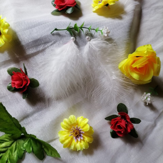 Handmade Feather Earing Handmade Feather Earing