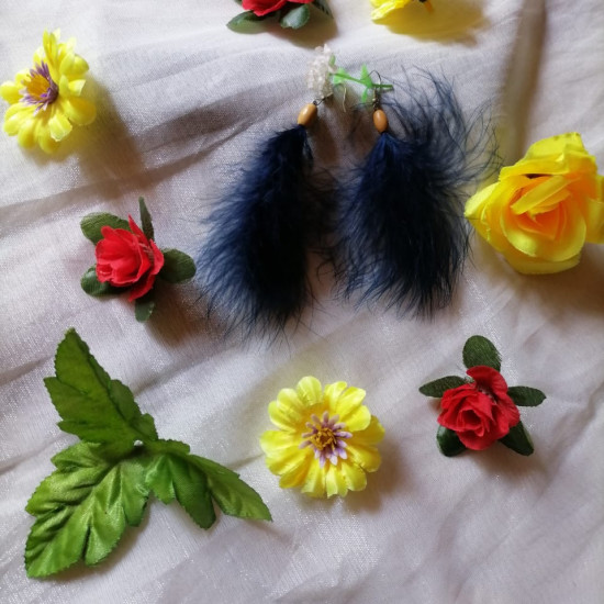 Handmade Feather Earing Handmade Feather Earing