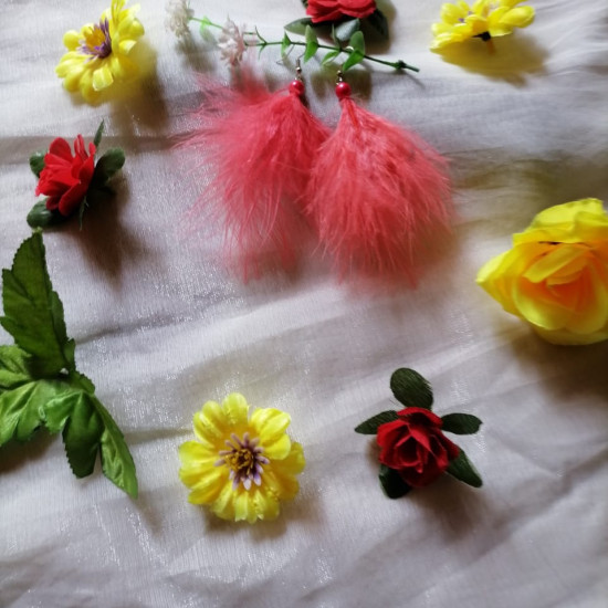 Handmade Feather Earing Handmade Feather Earing