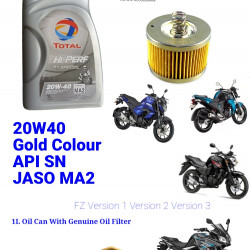 20W40 Gold Engine Oil With FZ Oil Filter