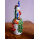 GLASS BOTTLE CRAFT PEACOCK ART GLASS BOTTLE CRAFT PEACOCK ART