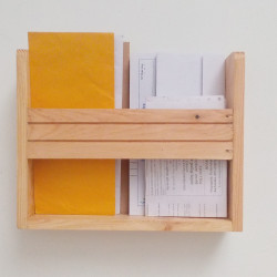 Wooden Mail/Remote Control Organizer.