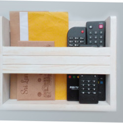 Wooden Mail/Remote Control Organizer.