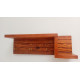 Wooden Wall Decorative Shelf With Key Hooks. Wooden Wall Decorative Shelf With Key Hooks.
