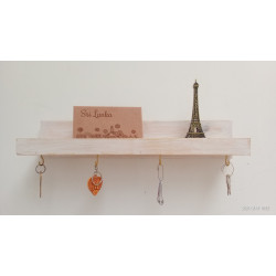 Wall Mounted Holder Wooden Sorter Organizer.