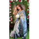 Art silk saree with blouse